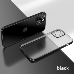 Matte Transparent Silicone Phone Case For iPhone 14 Series كفر موبايل سيليكون لسلسلة اجهزة ايفون 14