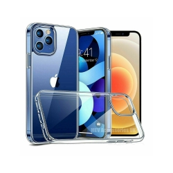Ultra Thin Shockproof TPU Silicone Clear Case For iPhone كفر سيليكون شفاف لأجهزة الآيفون