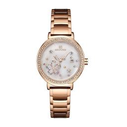 NF5016 Women’s Shiny Star Stainless Steel Elegant Women's Watch ساعة نسائية