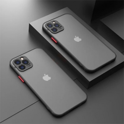 كفر شفاف لاجهزة ايفون  Ultra Thin Matte iPhone Case with Camera Protection 
