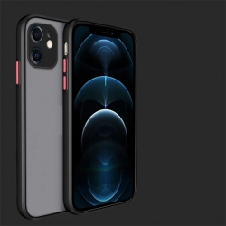 كفر شفاف لاجهزة ايفون  Ultra Thin Matte iPhone Case with Camera Protection 