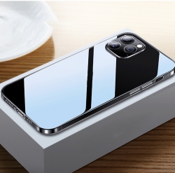 Ultra Thin Full Camera Protection Soft Silicone Transparent TPU Clear Mobile Phone Case For iPhone كفر سيليكون لأجهزة الآيفون