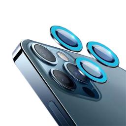 Blue Luminous Camera Ring Lens لصقة حماية عدسة الكاميرا الخلفية