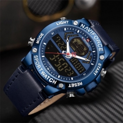 Luxury Sport Military Mens Wrist Watch Nf 9164 ساعة رجالية