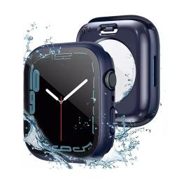 كفر ولصقة حماية لساعة ابل واتش Apple Watch 38mm/40mm/41mm Case with Transparent Screen Protector 