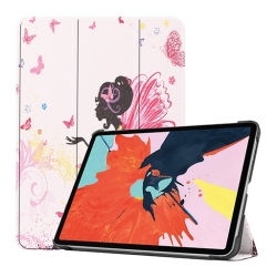 كفر جلد لاجهزة ايباد Colored Drawings Leather iPad Case with Holder 