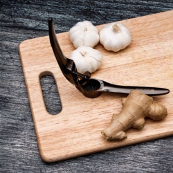 اداة هرس الثوم Garlic Presser with Gripped Handle 