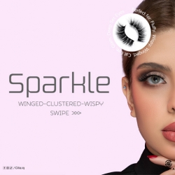 5d Mink Eyelashes رموش منك طبيعيةSparkle