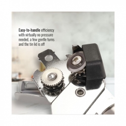 فتاحة علب Stainless Steel Can Opener With Tube Handle 