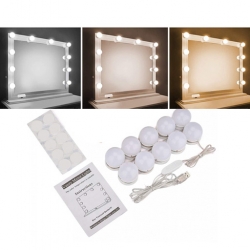سيت مصابيح للمرآة 10 قطع Vanity Mirror Lights 