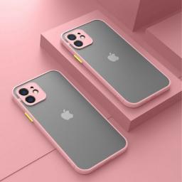 كفر شفاف لاجهزة ايفون  Ultra Thin Matte iPhone Case with Camera Protection 