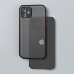 كفر شفاف لاجهزة ايفون  Ultra Thin Matte iPhone Case with Camera Protection 