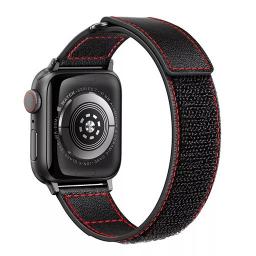 سوار جلد لساعة ابل واتش Apple Watch Band Soft Leather Suitable for Sport 44/45/46/49mm