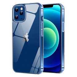 Ultra Thin Shockproof TPU Silicone Clear Case For iPhone كفر سيليكون شفاف لأجهزة الآيفون