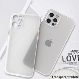 Ultra Thin Matte Shockproof Soft TPU Case For iPhone كفر سيليكون مات لأجهزة الآيفون