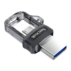 SanDisk OTG Ultra Dual Drive micro-USB and USB Flash Drive 128GB ذاكرة فلاش بمنفذ مزدوج