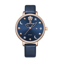 NF5009 Date Function Analog Stylish Elegant Quartz Casual Quartz Women's Watch ساعة نسائية