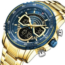 Sport Wrist Stainless Steel Watch Nf 9189 ساعة رجالية