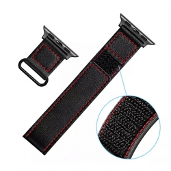 سوار جلد لساعة ابل واتش Apple Watch Band Soft Leather Suitable for Sport 44/45/46/49mm