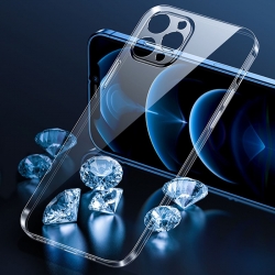 Ultra Thin Full Camera Protection Soft Silicone Transparent TPU Clear Mobile Phone Case For iPhone كفر سيليكون لأجهزة الآيفون