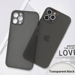 Ultra Thin Matte Shockproof Soft TPU Case For iPhone كفر سيليكون مات لأجهزة الآيفون