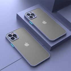كفر شفاف لاجهزة ايفون  Ultra Thin Matte iPhone Case with Camera Protection 
