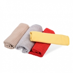 Microfiber cloths 4 pcs Set سيت قطع قماش للتنظيف