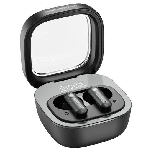 مونستر - سماعة بلوتوث لاسلكية N-Lite 212 - اسود Monster N-Lite 212 Wireless Earbuds Black