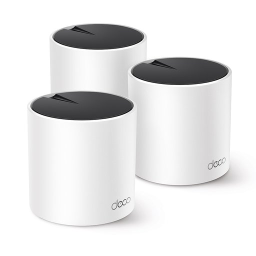 راوتر تي بي لنك ديكو X55 (سيت ثلاث قطع) واي فاي 6  WiFi 6 System TP-Link Router Deco X55 AX3000 3-Pack Whole Home Mesh