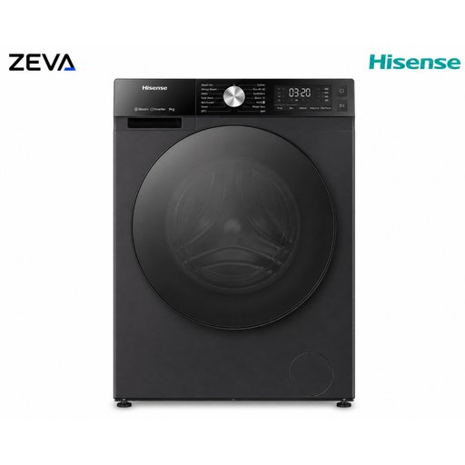 غسالة هايسنس 10.5 كغم بفتحة أمامية مع محرك Inverter والتحكم عبر Wi-Fi Hisense 10.5kg Front Load Washing Machine with Inverter Motor and Wi-Fi Control