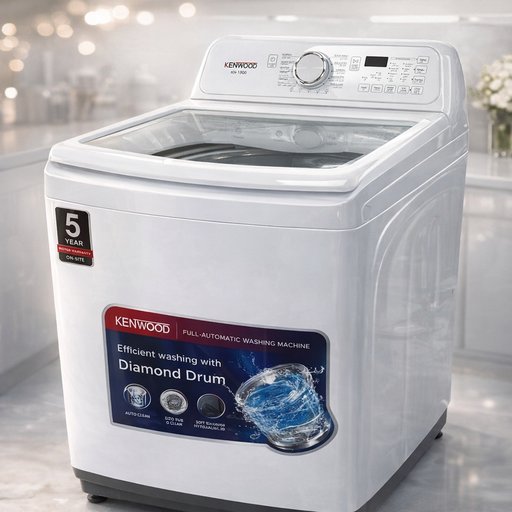 غسالة كينوود أوتوماتيك تحميل علوي 20 كغم Kenwood Top Load Automatic Washing Machine 20KG