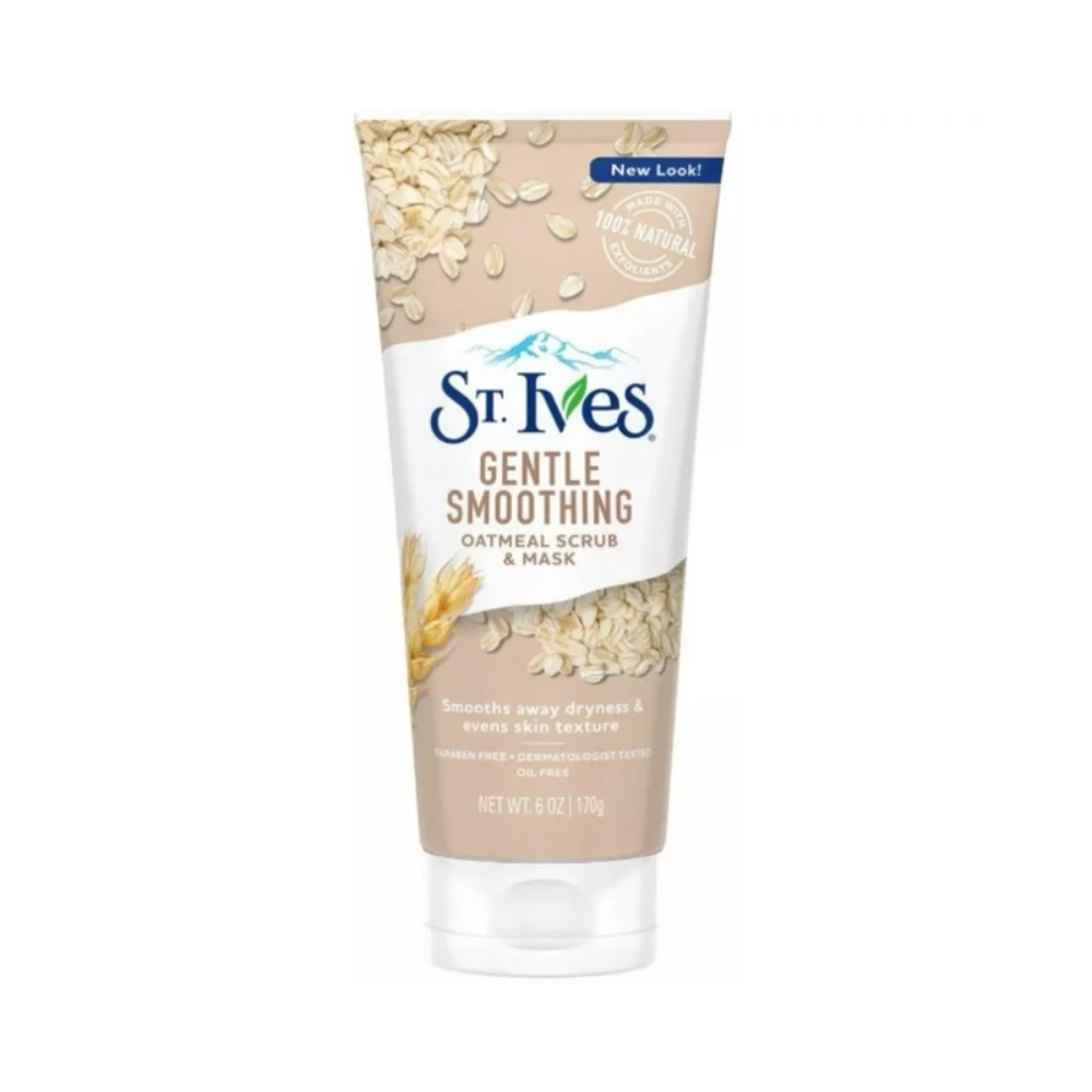 مقشر و ماسك للوجه بالشوفان Gentle Smoothing Face Scrub and Mask Oatmeal