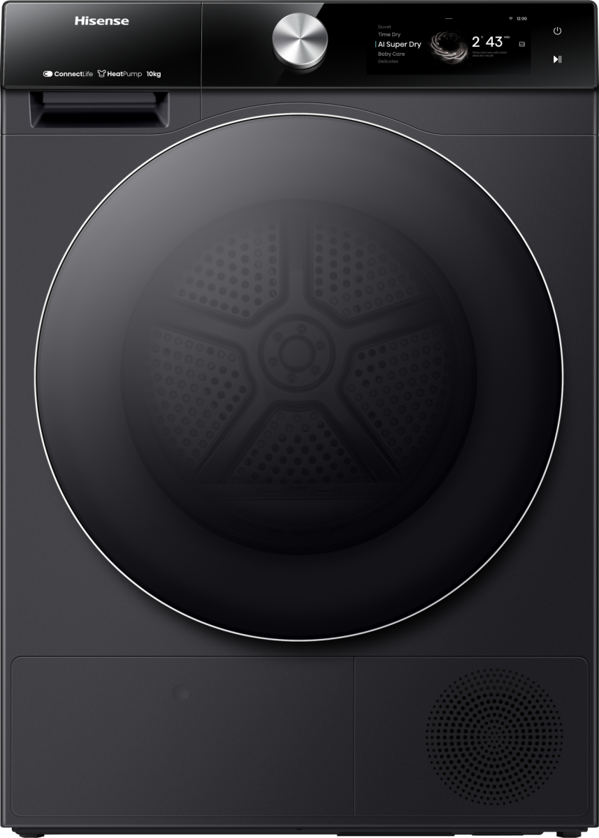 مجفف ملابس هايسنس 10.7 كجم Hisense 10.7 kg Heat Pump Tumble Dryer Hisense 10.7 kg Heat Pump Tumble Dryer