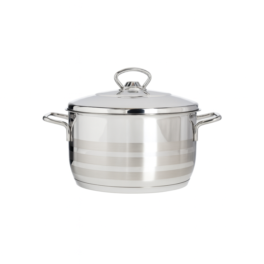 قدر ستانلس ستيل – 40 سم Stainless Steel Cooking Pot – Astra (40 cm) Astra Stainless Steel Cooking Pot – 40 cm