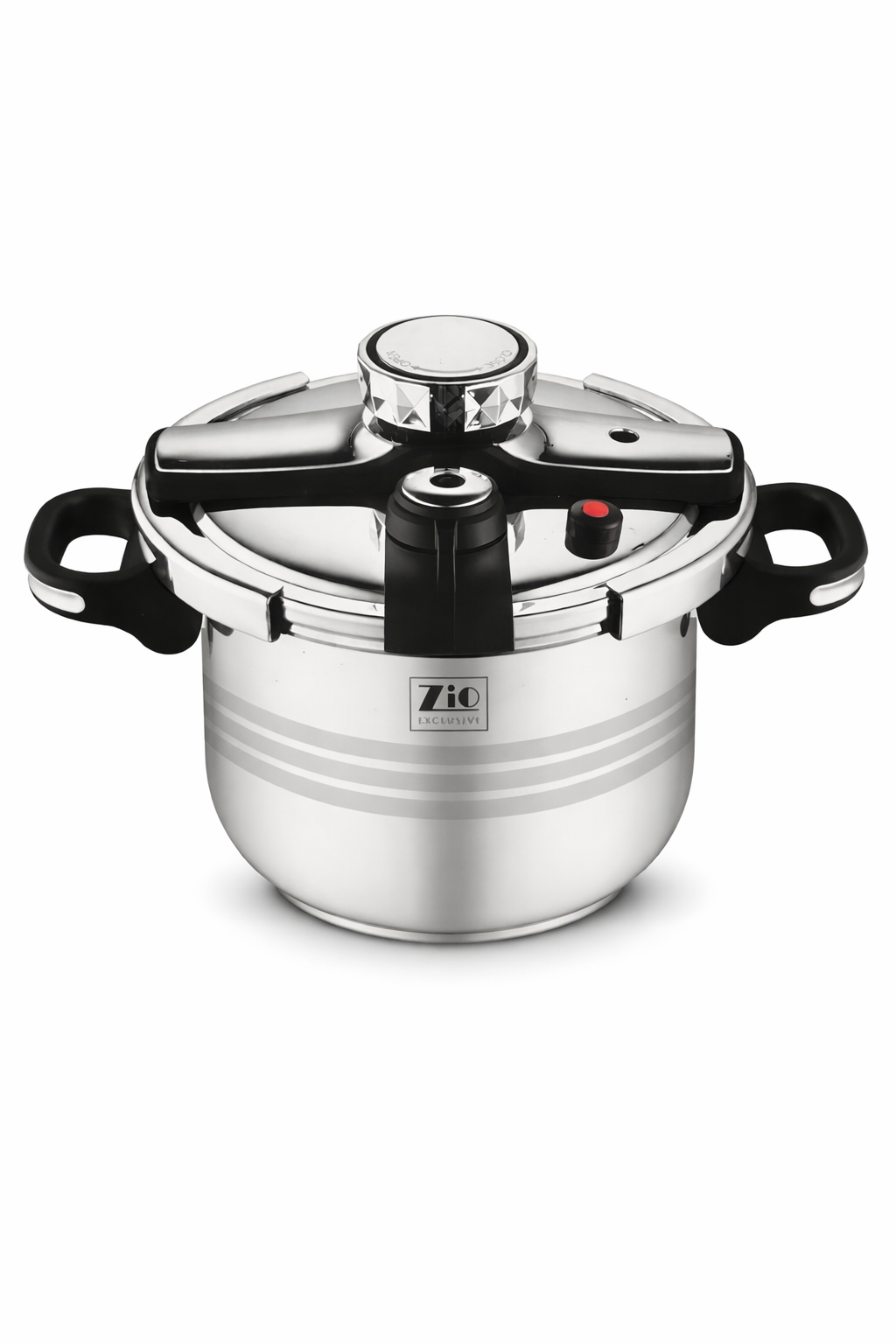 قدر ضغط زيو ستانلس ستيل 7 لتر ZIO Exclusive Pressure Cooker 7L ZIO Exclusive 7L Stainless Steel Pressure Cooker