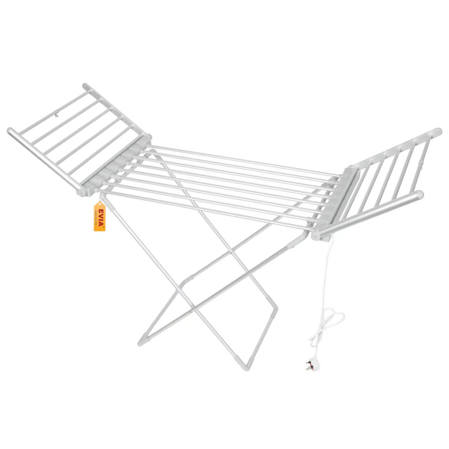منشر ملابس كهربائي للتجفيف السريع – قابل للطي Electric Heated Clothes Drying Rack – Foldable Design Electric Heated Clothes Drying Rack – Foldable