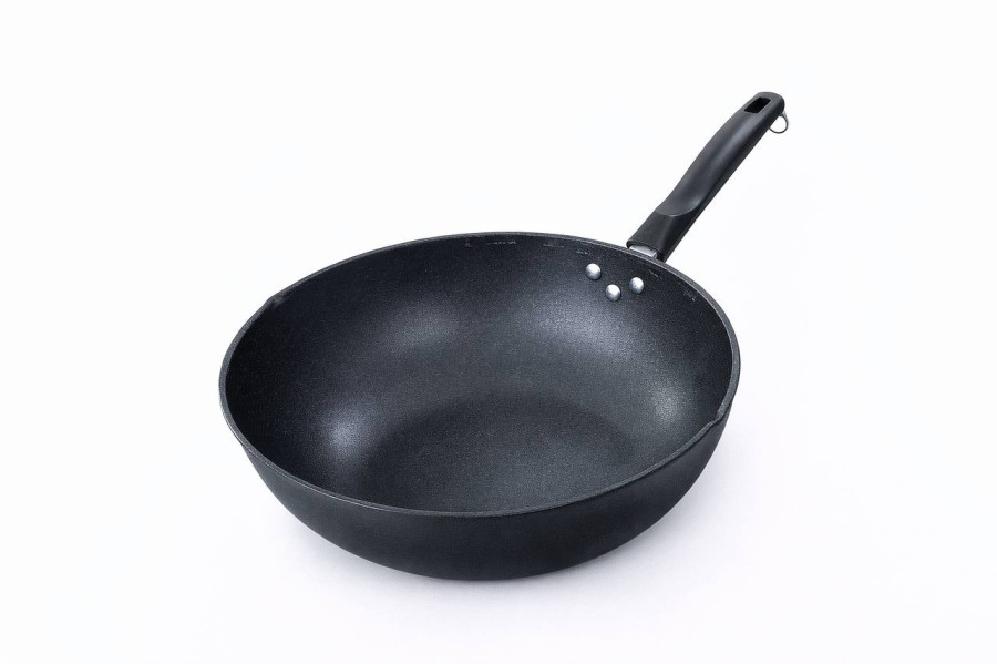 مقلاة ووك غير لاصقة قياس 35 سم Non-Stick Wok Frying Pan 35 cm 35 cm Non-Stick Wok Frying Pan