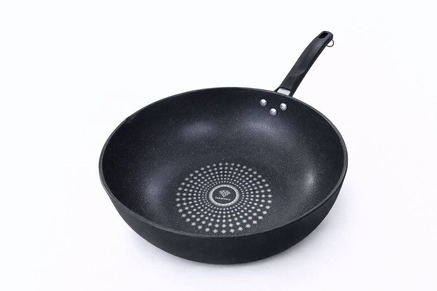 مقلاة ووك غير لاصقة قياس 33 سم Non-Stick Wok Frying Pan 33 cm 33 cm Non-Stick Wok Frying Pan