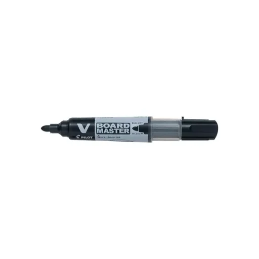 بايلوت ماركر سبورة بيضاء بطرف دقيق لون أسود (36 قطعة) WBMAVBM-M-B Pilot Fine Tip Whiteboard Marker Black 36 Pack WBMAVBM-M-B