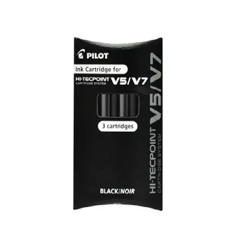 بايلوت حبر قلم سوفت لون أسود (72 حامل × 12 مجموعة) BXS-IC-B-S3 Pilot Soft Pen Refill Black 72 Stands 12 Sets BXS-IC-B-S3