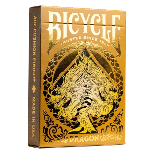 أوراق لعب بايسكل – التنين الذهبي Playing Cards: Bicycle - Dragon Gold