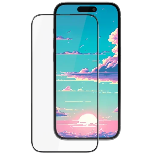 واقي شاشة زجاجي Proove Pixel لهاتف آيفون 16 برو ماكس – أسود Proove Pixel Glass Screen Protector for iPhone 16 Pro Max (Black)