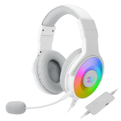 سماعة ريدراغون H350W-RGB أبيض Redragon Headset H350W-RGB