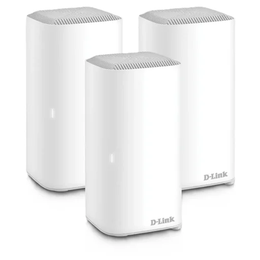 دي-لينك (COVR-X1873) نظام (Whole Home Mesh Wi-Fi 6) بقوة (AX1800) لتغطية المنزل بالكامل (3 حبات)، ثنائي النطاق D-Link COVR-X1873 AX1800 Whole Home Mesh Wi-Fi 6 System (3-Pack), Dual-Band