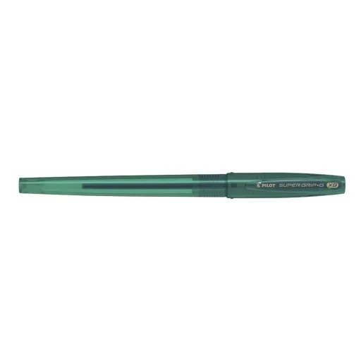 بايلوت (Super Grip G) قلم حبر جاف بغطاء، 1.6 ملم عريض جداً - أخضر - BPS-GG-XB-G PILOT Super Grip G Cap-Type Ballpoint Pen 1.6mm Extra Broad - Green - BPS-GG-XB-G