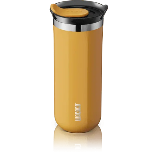 كوب واكاكو أوكتاروما جراندي العازل للحرارة (تفريغ هواء) - سعة 435 مل باللون الأصفر Wacaco OCTAROMA GRANDE Vacuum Insulated Mug / 435ML Yellow