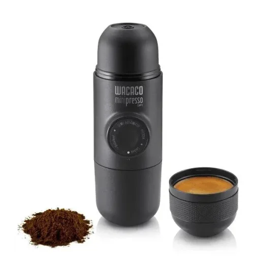 واكاكو مينيبراسو GR ماكينة إسبريسو محمولة - أسود Wacaco Minipresso GR Portable Espresso Machine - Black