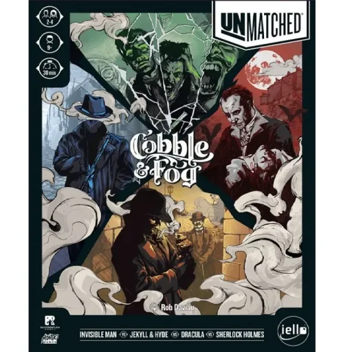 أنماتشد: كوبل أند فوغ - دراكولا، شيرلوك، جيكل، الرجل الخفي Unmatched: Cobble & Fog - Dracula, Sherlock, Jekyll, Invisible Man