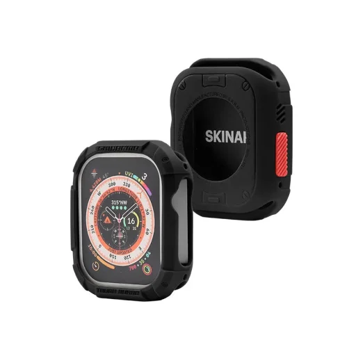 سكينارما كورونو حافظة ساعة أبل ألترا 49 ملم - أسود Skinarma Kurono Apple Watch Ultra Case 49Mm - Black