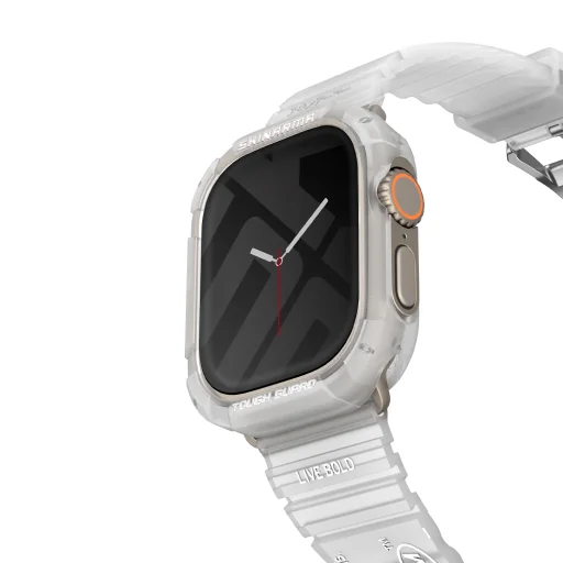 سكينارما كورونو حافظة ساعة أبل ألترا 49 ملم - فروست Skinarma Kurono Apple Watch Ultra Case 49Mm - Frost